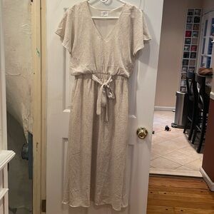 Freckled Cream Dress